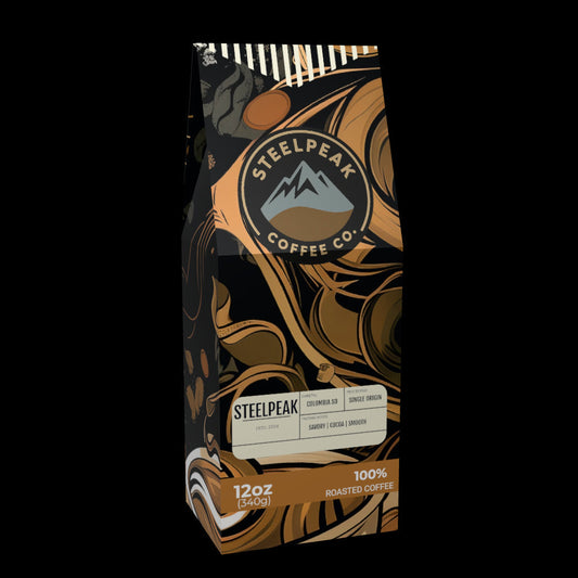 Introducing STEELPEAK Coffee: Elevate Your Mornings with Colombia Crest