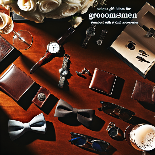 Unique Gift Ideas for Groomsmen: Stand Out with Stylish Accessories