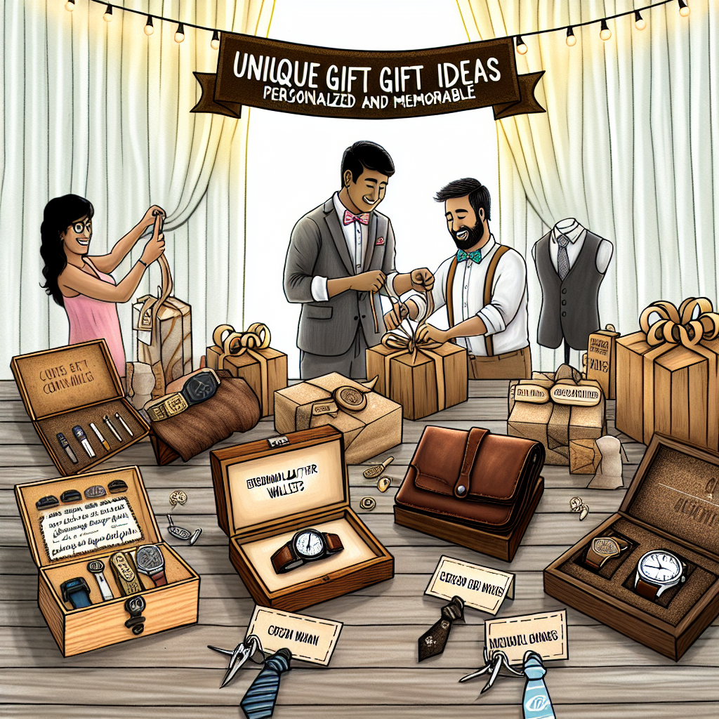 Unique Gift Ideas for Groomsmen: Personalized and Memorable