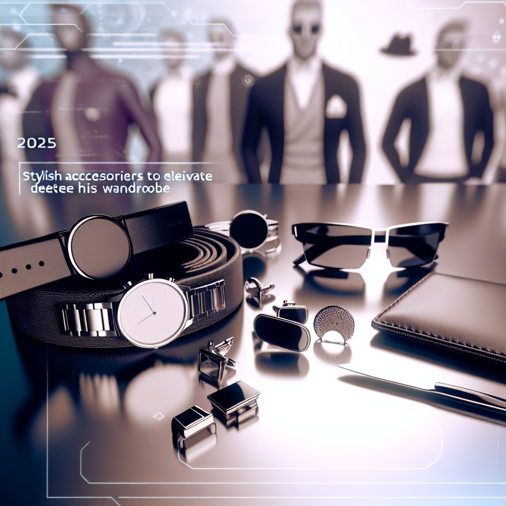 Stylish Accessories to Elevate His Wardrobe in 2025