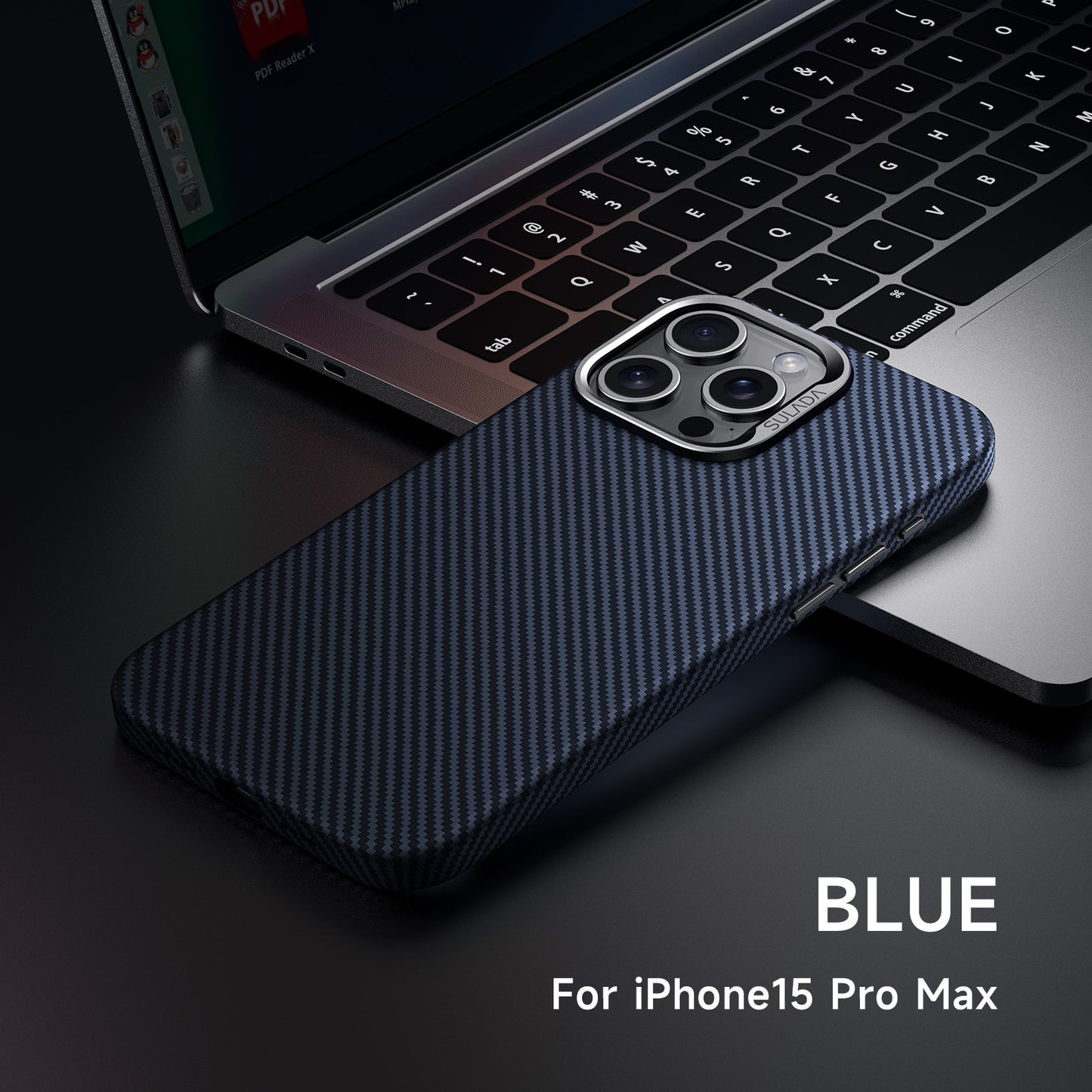 Luxury Gentleman Carbon Fiber iPhone Case – Magnetic, Stylish & Tough