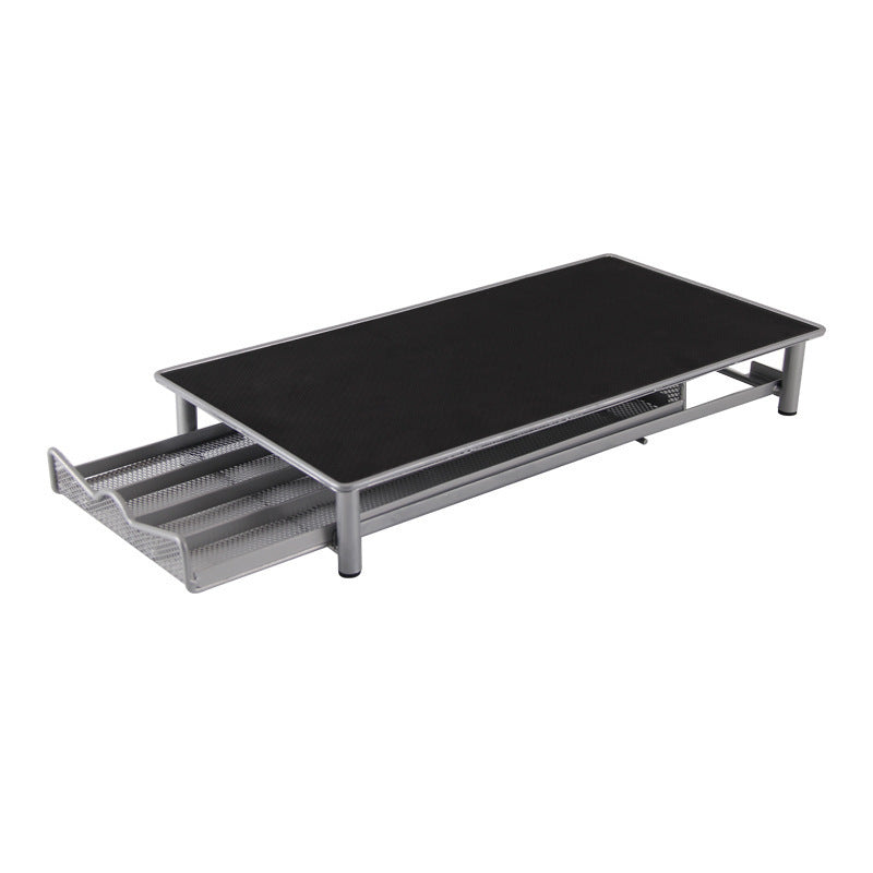 Coffee Capsule Drawer – Sleek Silver Organizer for Coffee Lovers