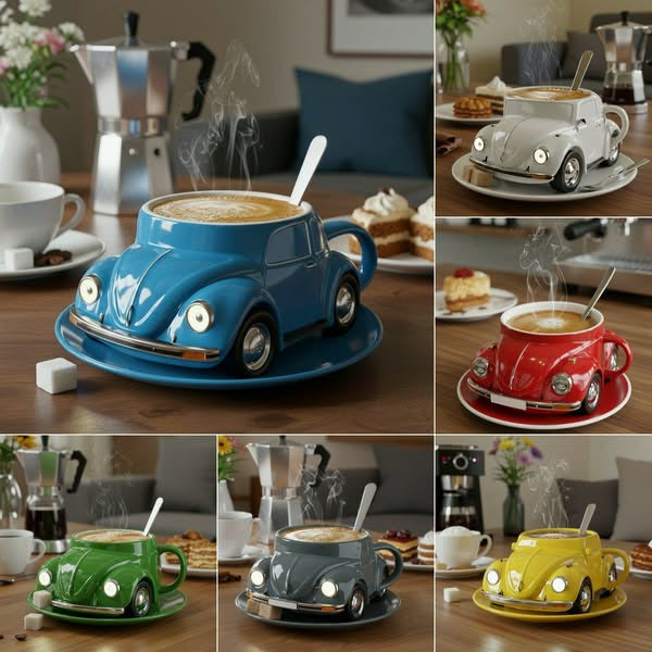 Beetle Mug – Retro Ride for Coffee Lovers