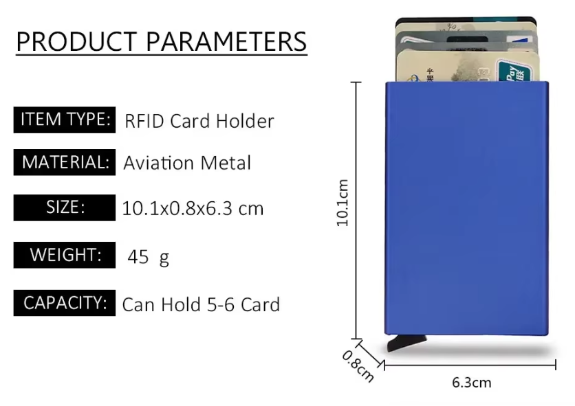 Secure & Sleek: RFID Smart Wallet for Men