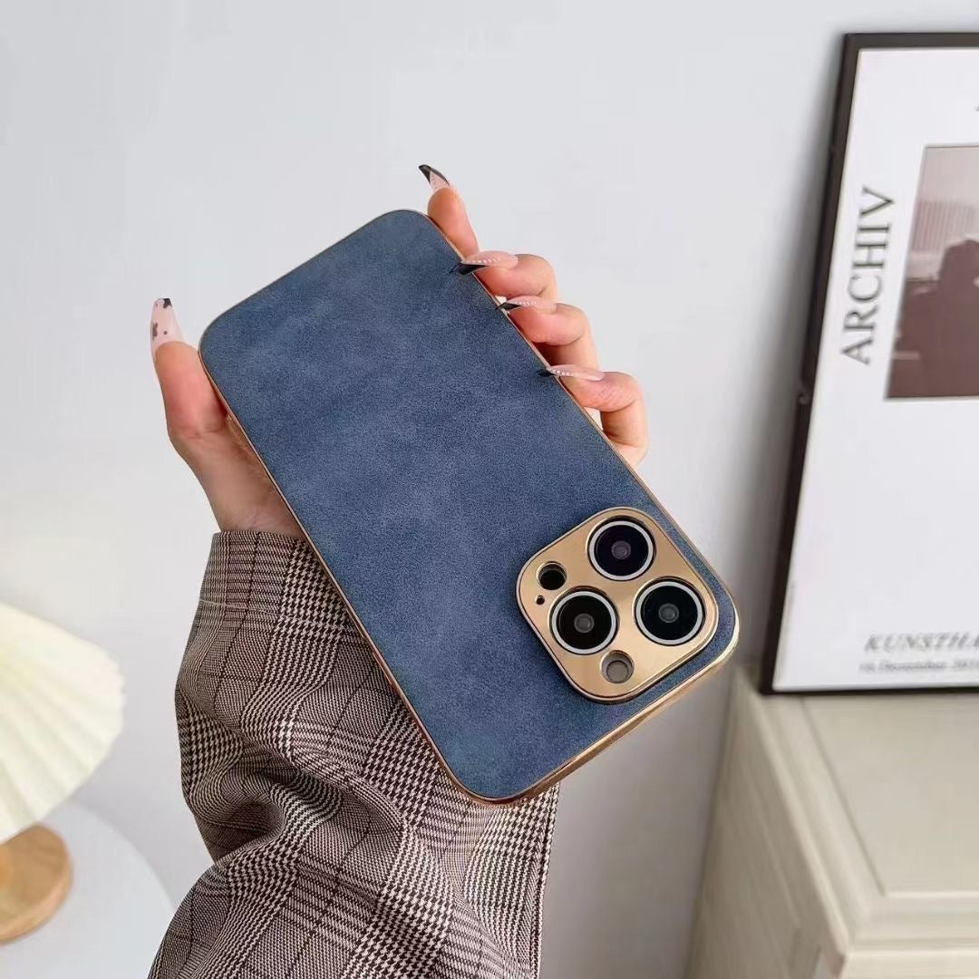 Premium Leather Texture iPhone Case – Slim, Stylish & Protective