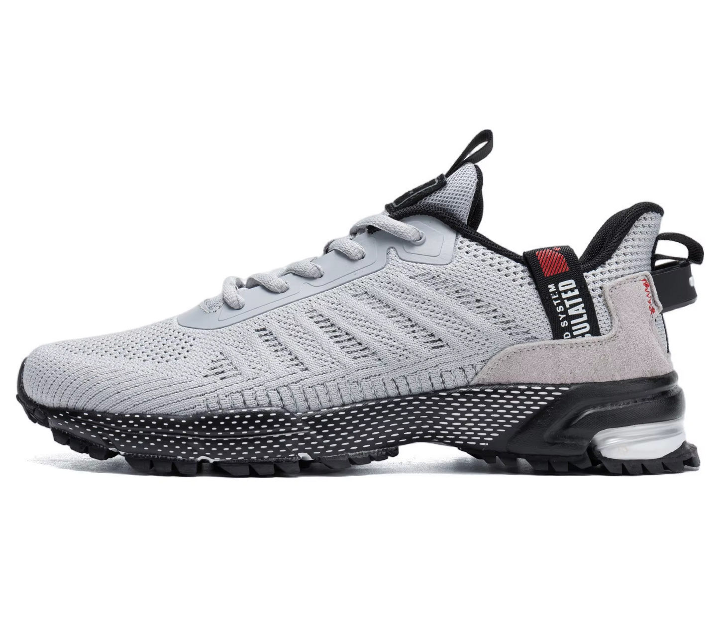 Men's Running Shoes for Big Sizes | Baasploa Breathable Mesh Sneakers for Outdoor, Gym & Grass Walking | Plus Size 41–50