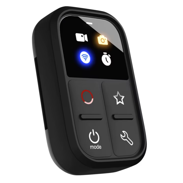 Wireless Smart Remote Control for GoPro Hero 12/11/10/9/8/Max – 50M Range, LED Display, and Wrist Strap