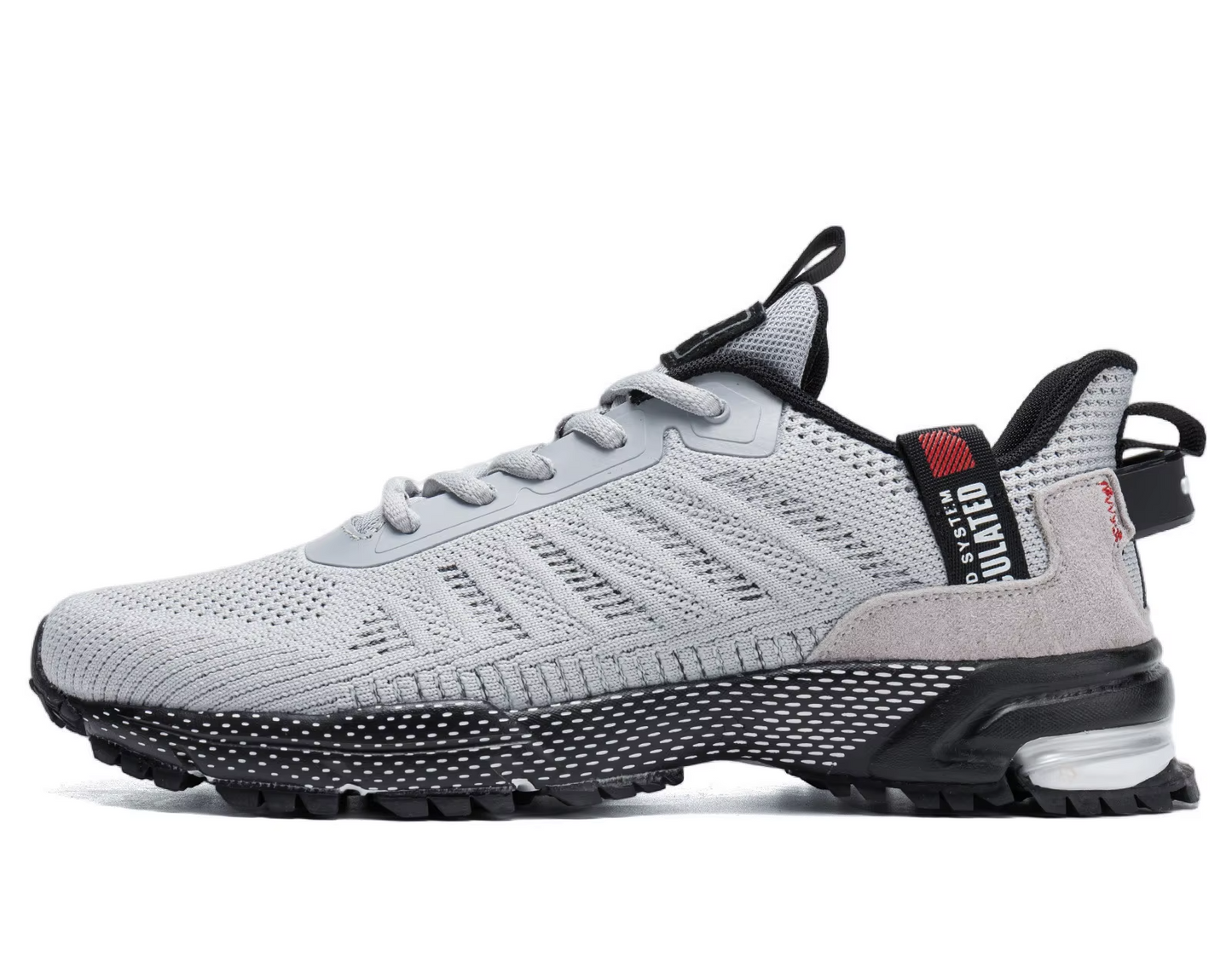 Men's Running Shoes for Big Sizes | Baasploa Breathable Mesh Sneakers for Outdoor, Gym & Grass Walking | Plus Size 41–50