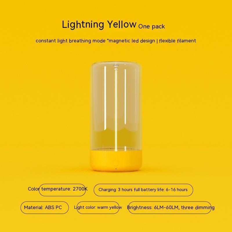 Rechargeable LED Camping Light – Portable, Anti-Drop & Touch Control