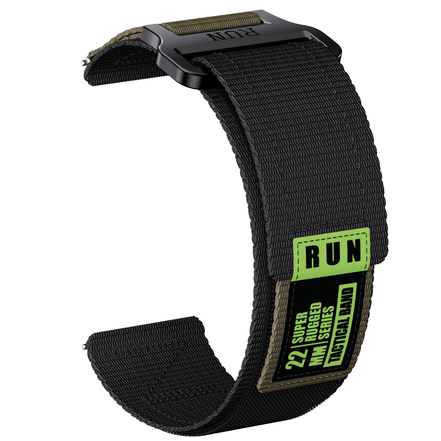 Men’s Tactical Nylon Sports Watch Strap – 20mm & 22mm Universal Fit for Samsung, Huawei, Garmin