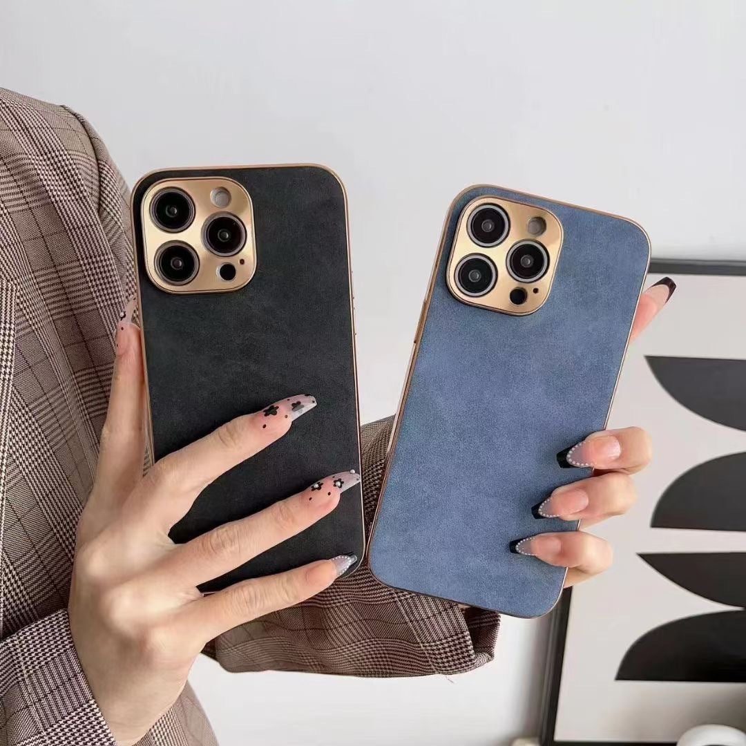 Premium Leather Texture iPhone Case – Slim, Stylish & Protective