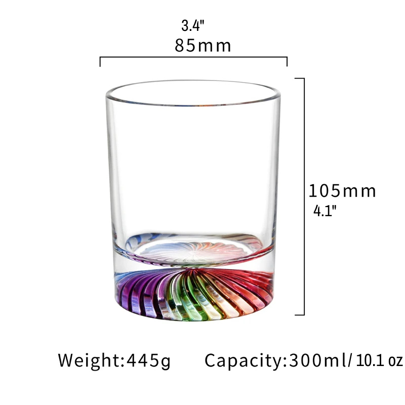 Neon Crystal Whiskey Decanter & Glass Set (4 pcs) – LED Glowing Bar Drinkware for Wine, Cocktails & Spirits