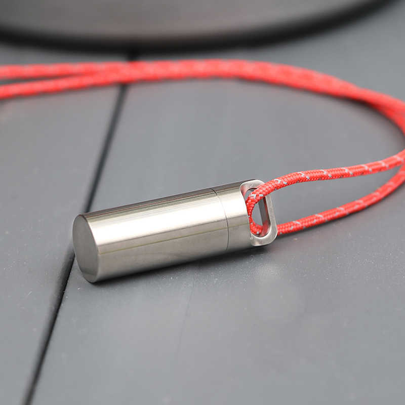 Mini EDC Sealed Titanium Pill Box