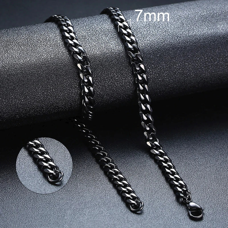 Vintage Gold Cuban Chain Necklace for Men: A Timeless Classic in Stainless Steel - Man Gifts Shop