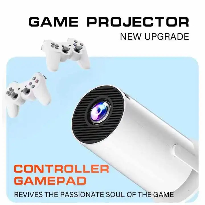 M300 MAX Gaming Projector – 4K Support, 64GB, 10,000 Games, Android 11