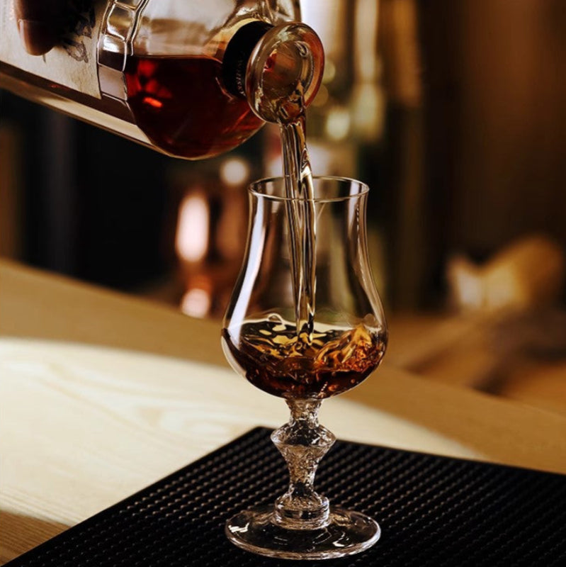Macallan King's Crystal Whiskey Glass – Luxury Handmade Nosing Goblet for the Distinguished Gentleman