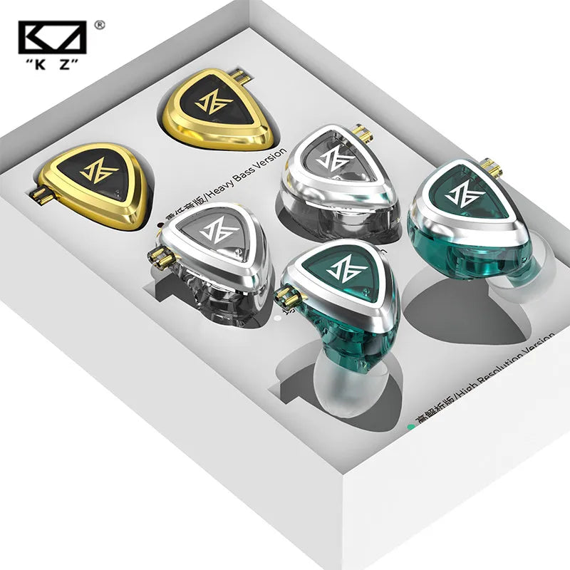 KZ EDA Bass/Balanced/Hi-Res Earbuds In-Ear Earphones - 3 Pair
