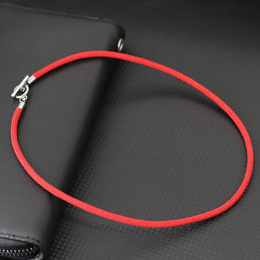Men’s Rope Necklace – Milan Style Stainless Steel OT Buckle