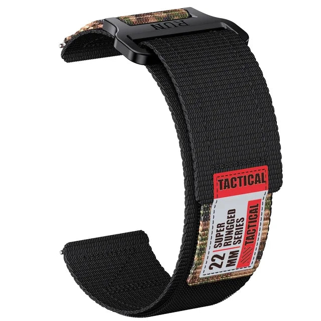 Garmin Easy-Fit Nylon Watch Strap β 20mm/22mm Quick Release Band for Forerunner 255/265/965, Vivoactive 4, Venu & More