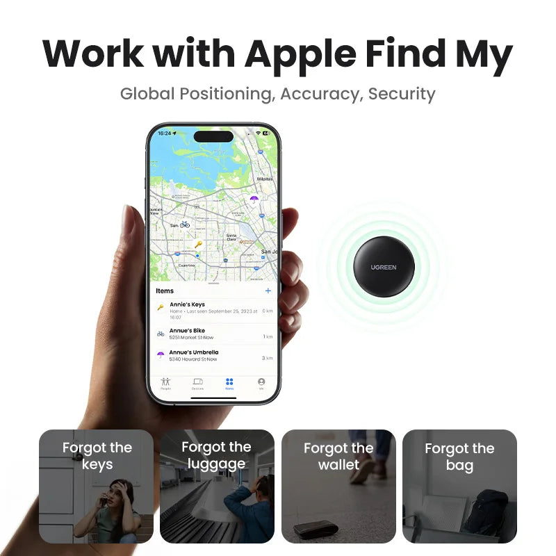 Original UGREEN SmartTrack Link – Bluetooth GPS Tracker for Apple Find My