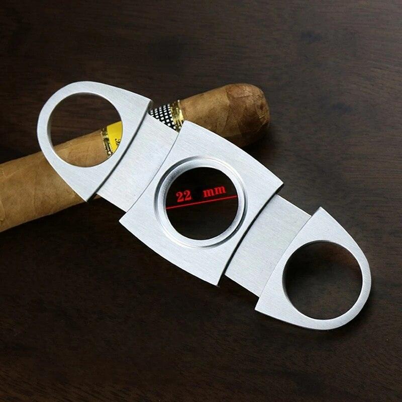 Stainless Steel Classic Cigar Cutter - Man Gifts Shop