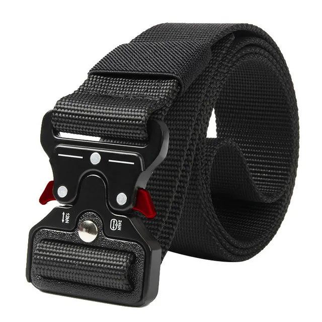 MGS Premium Men's Tactical Survival Belt: High-Quality Outdoor Gear with Multi-Functionality - Man Gifts Shop
