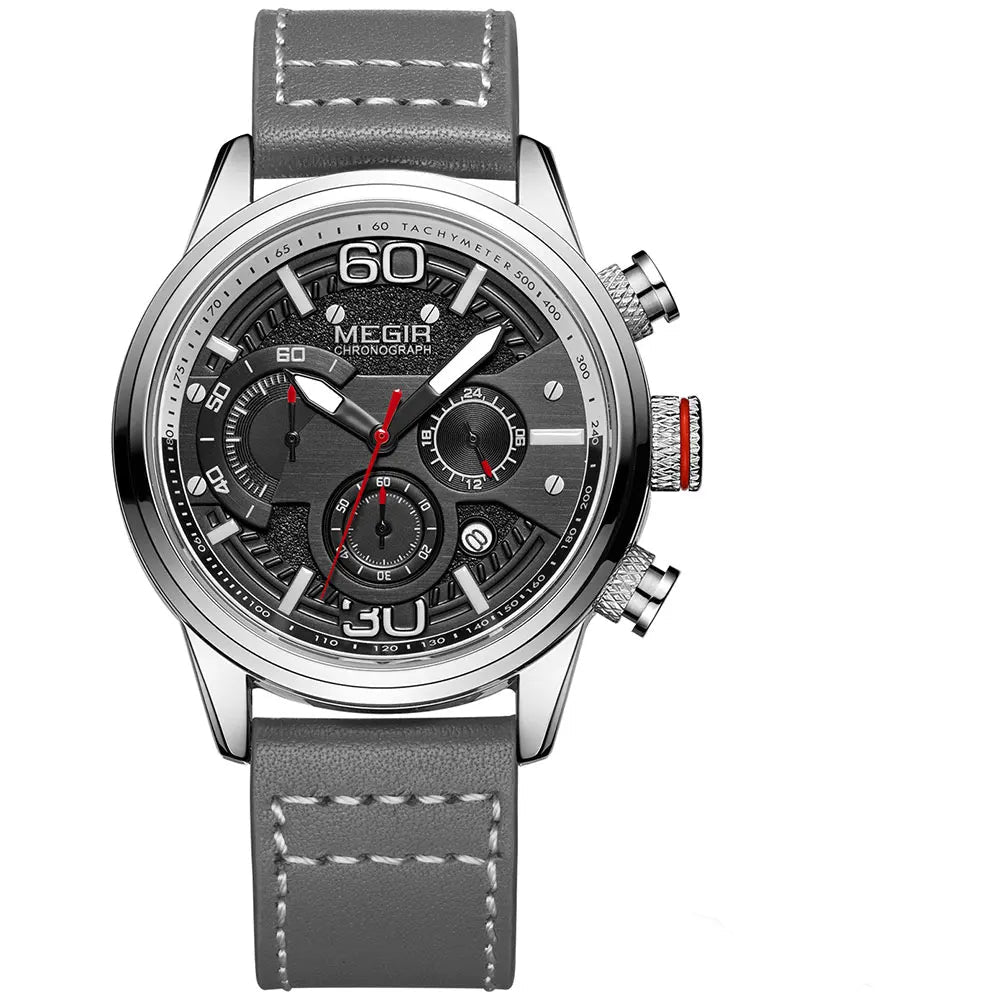 Original MEGIR Quartz Watch Mesh Strap Waterproof - Man Gifts Shop
