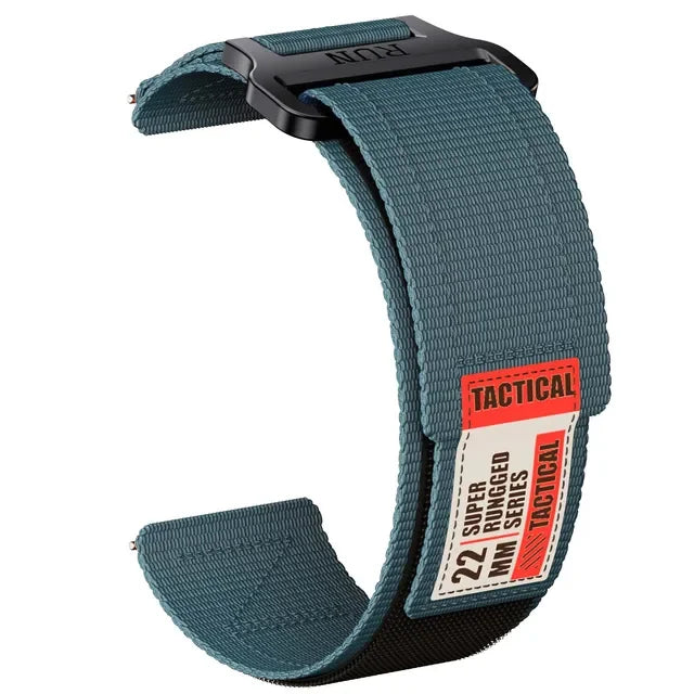 Garmin Easy-Fit Nylon Watch Strap β 20mm/22mm Quick Release Band for Forerunner 255/265/965, Vivoactive 4, Venu & More