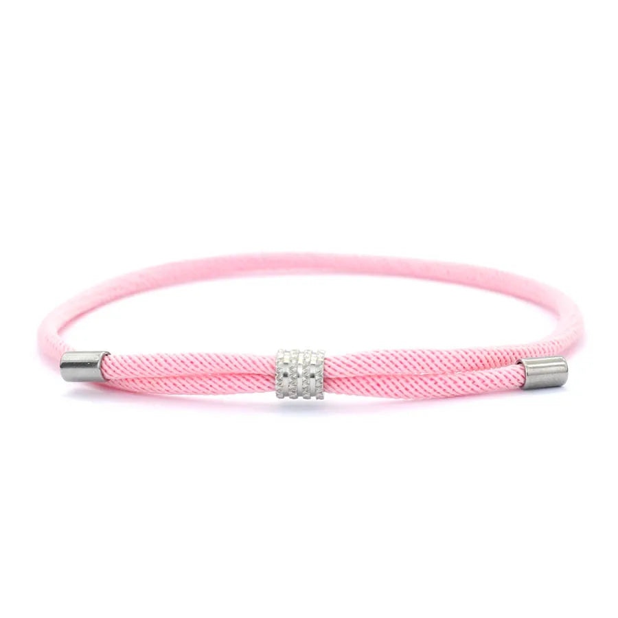 Stylish 3mm Thin Rope Bracelet for Men & Women – Grade A Lucky Red Thread with Unfading Stainless Steel Charm – Friendship Bracelet Gift