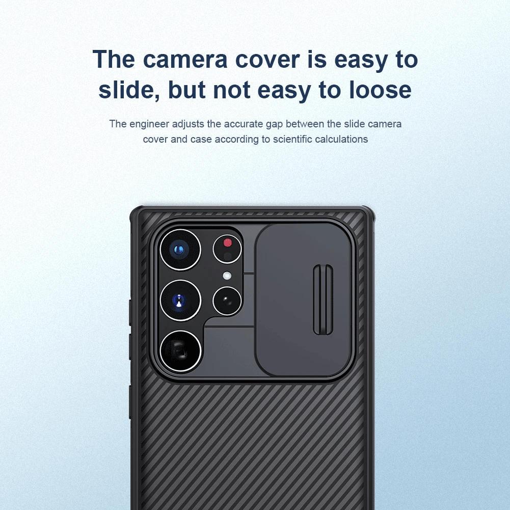 Original Nillkin CamShield Slide Camera Back Cover for Samsung Galaxy S22-S25 Series