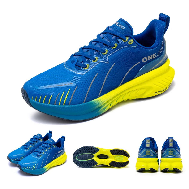 Original ONEMIX Cushioned Running Shoes for Men & Women – Non-Slip, Breathable Sneakers