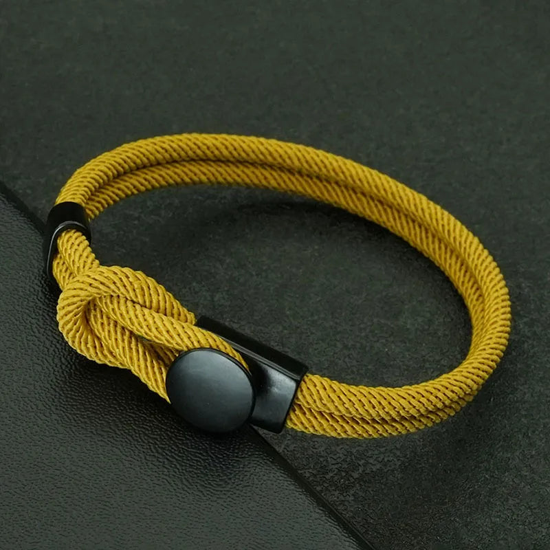 MGS Lucky Cord Bracelet for Men – Grade A Beaded Rope Bracelet
