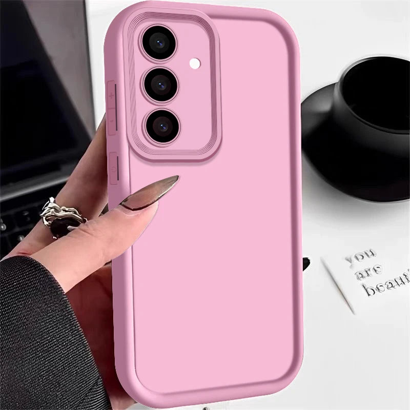 Soft TPU Candy Color Silicone Case for Samsung Galaxy A & S Series – Ultra Protection & Style (S25)