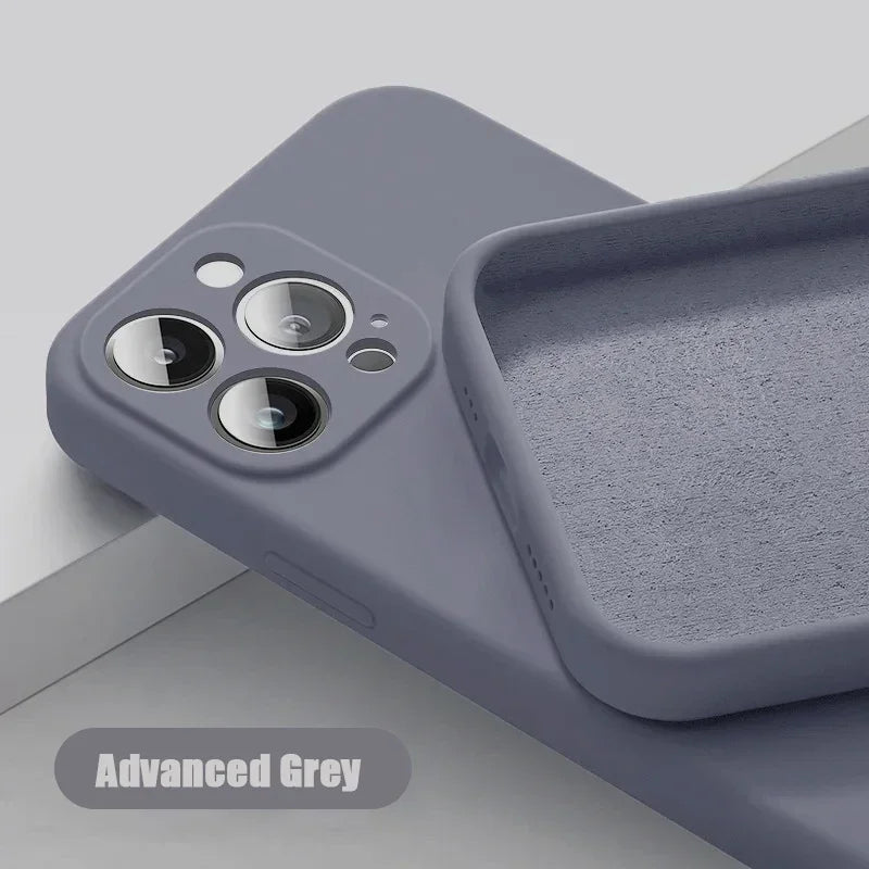 Shock-Proof Silicone Case for iPhone 15 & 16 Series – Soft, Stylish, and Protective