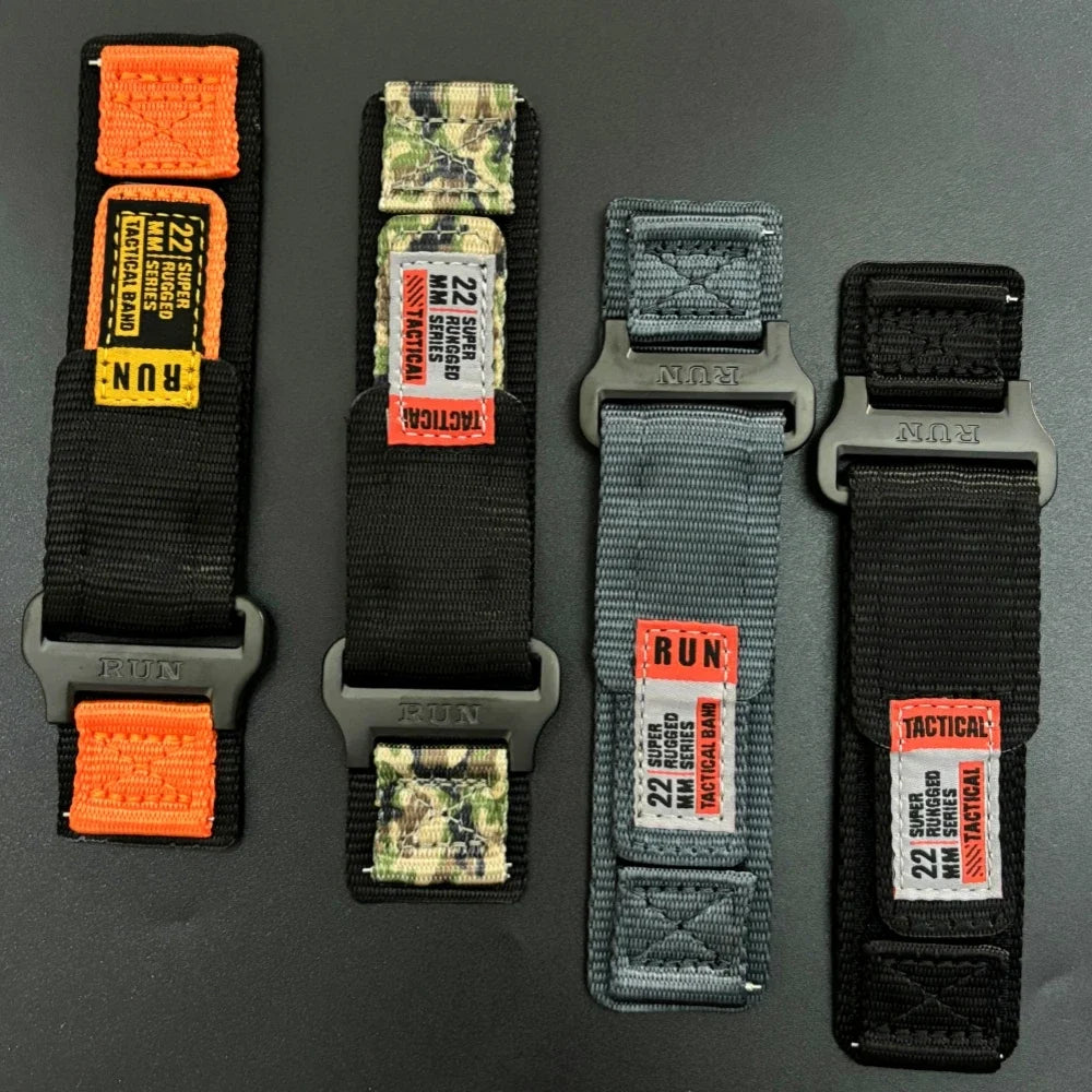 Garmin Easy-Fit Nylon Watch Strap β 20mm/22mm Quick Release Band for Forerunner 255/265/965, Vivoactive 4, Venu & More