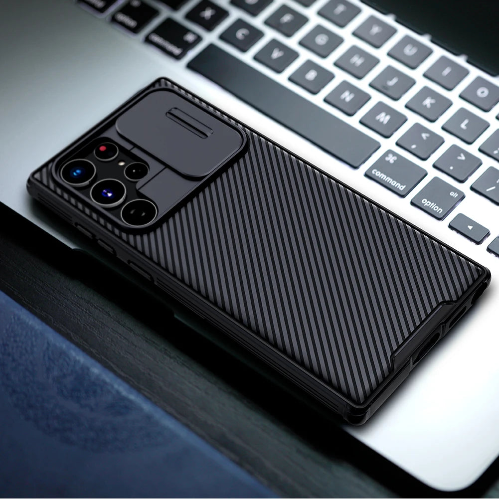 Original Nillkin CamShield Slide Camera Back Cover for Samsung Galaxy S22-S25 Series