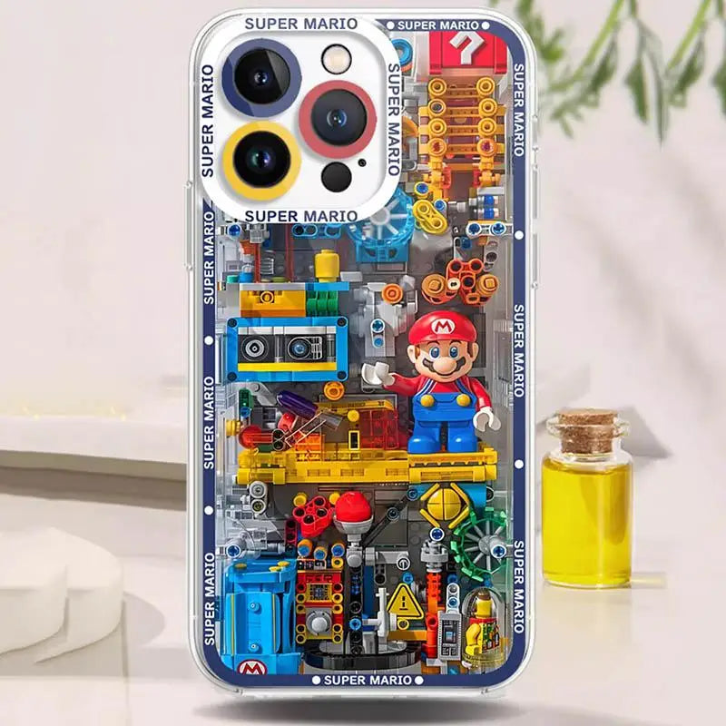 Super Mario Bros Silicone Case for iPhone 15 Pro Max, 16, 14 – Fun, Retro Style Meets Everyday Protection