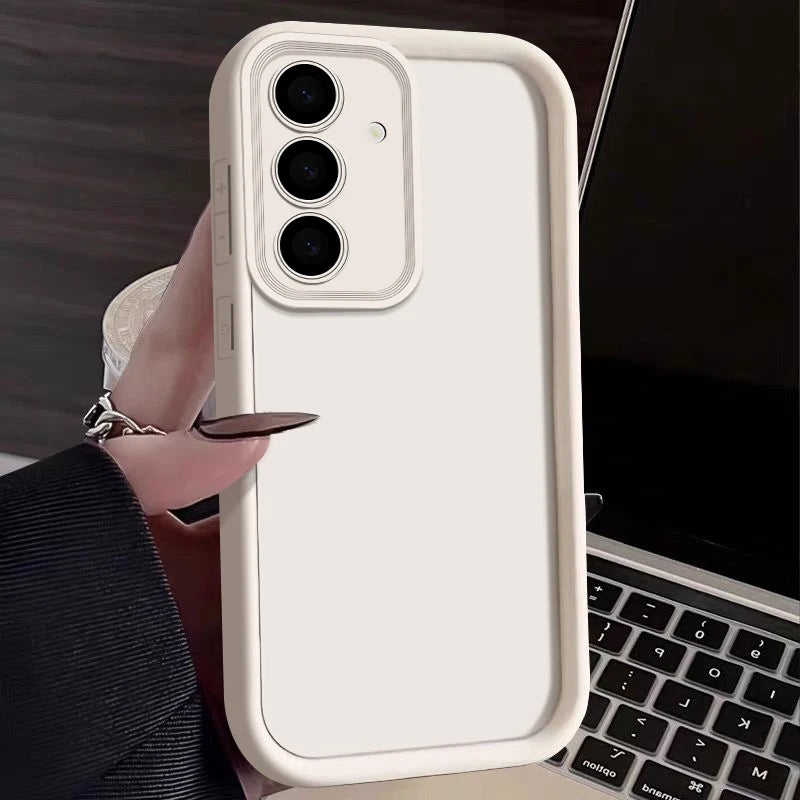 Soft TPU Candy Color Silicone Case for Samsung Galaxy A & S Series – Ultra Protection & Style (S25)