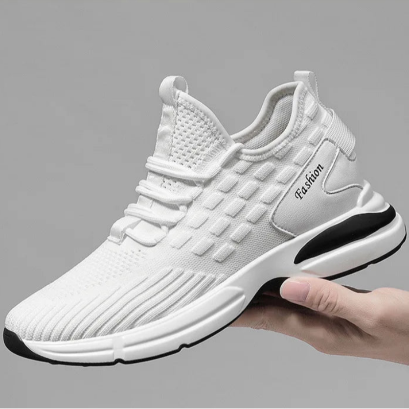 Men's Height Increasing Sneakers – 8cm Elevator Shoes with Breathable Mesh, Casual Sport Style for Taller Look