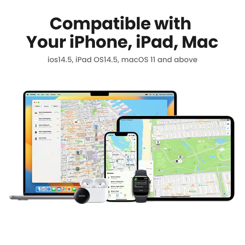 Original UGREEN SmartTrack Link – Bluetooth GPS Tracker for Apple Find My