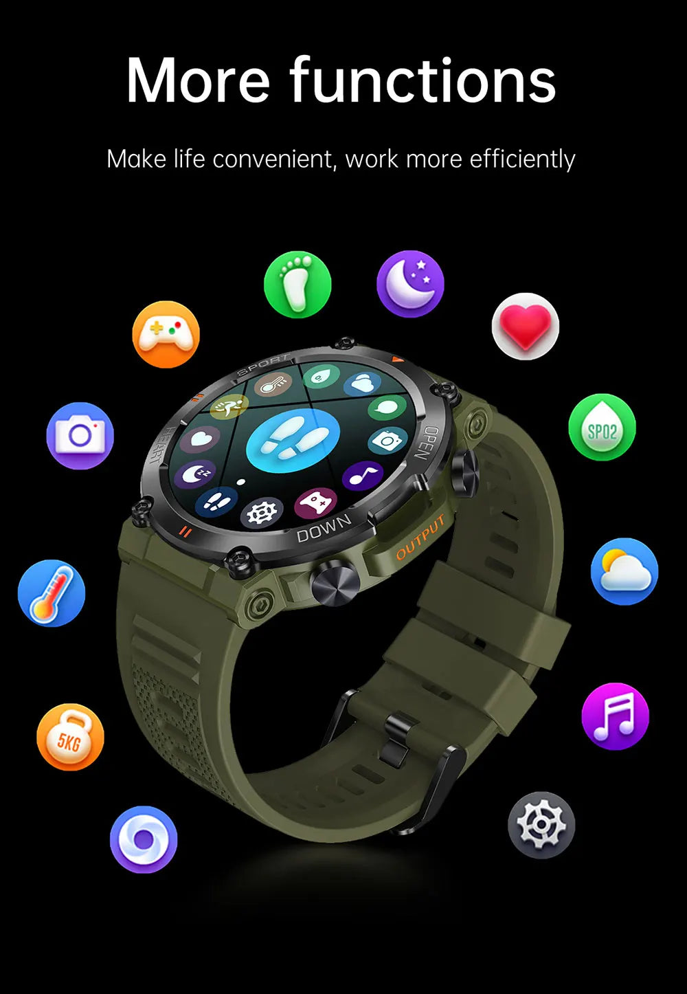 Mevaden PulseTrack MD56 Smartwatch