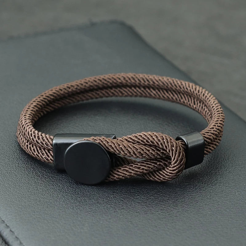 MGS Lucky Cord Bracelet for Men – Grade A Beaded Rope Bracelet