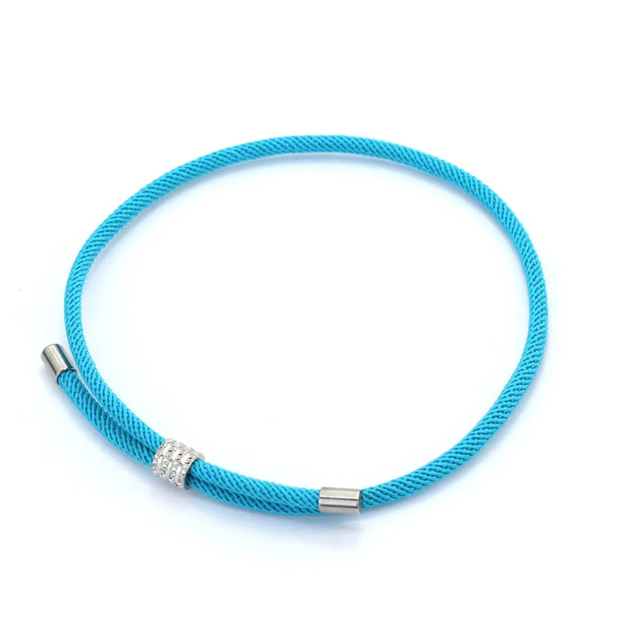 Stylish 3mm Thin Rope Bracelet for Men & Women – Grade A Lucky Red Thread with Unfading Stainless Steel Charm – Friendship Bracelet Gift