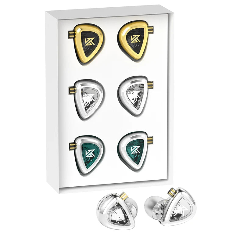 KZ EDA Bass/Balanced/Hi-Res Earbuds In-Ear Earphones - 3 Pair
