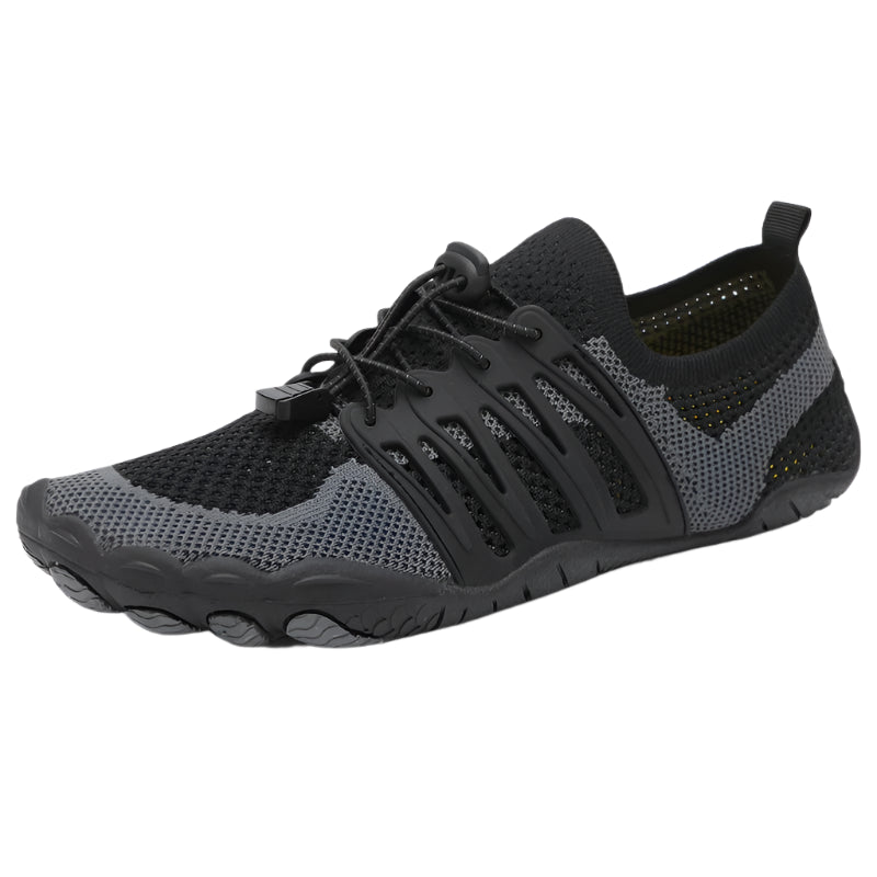 Men's Barefoot Cross-Trainer Shoes – Minimalist Zero Drop Sole, Wide Toe Box, Upstream Water Shoes for Beach & Swimming