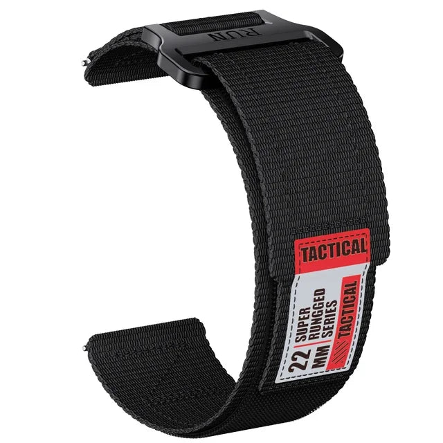Garmin Easy-Fit Nylon Watch Strap β 20mm/22mm Quick Release Band for Forerunner 255/265/965, Vivoactive 4, Venu & More