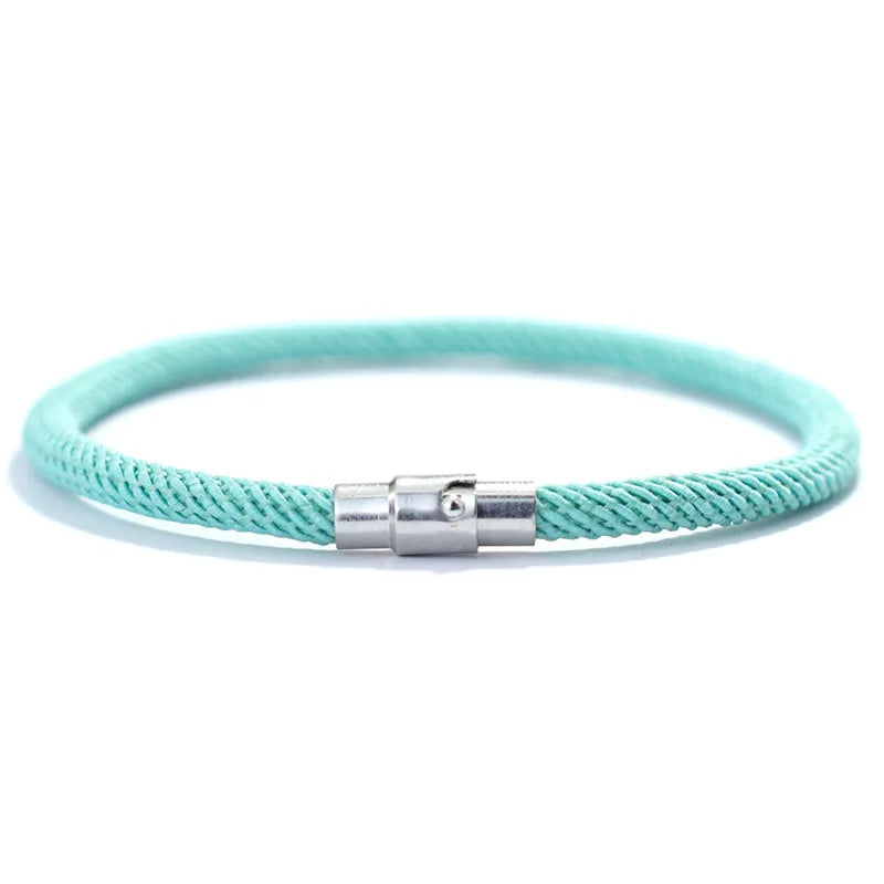 Minimalist Rope Bracelet with Magnetic Clasp β Multiple Colors β Unisex by Knotic