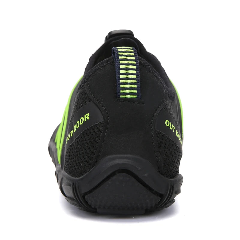 Men's Barefoot Cross-Trainer Shoes – Minimalist Zero Drop Sole, Wide Toe Box, Upstream Water Shoes for Beach & Swimming