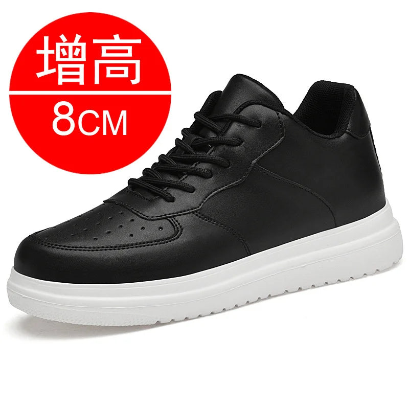 Men’s Elevator Sneakers – Hidden Heel Heightening Shoes (6CM, 8CM, 10CM)