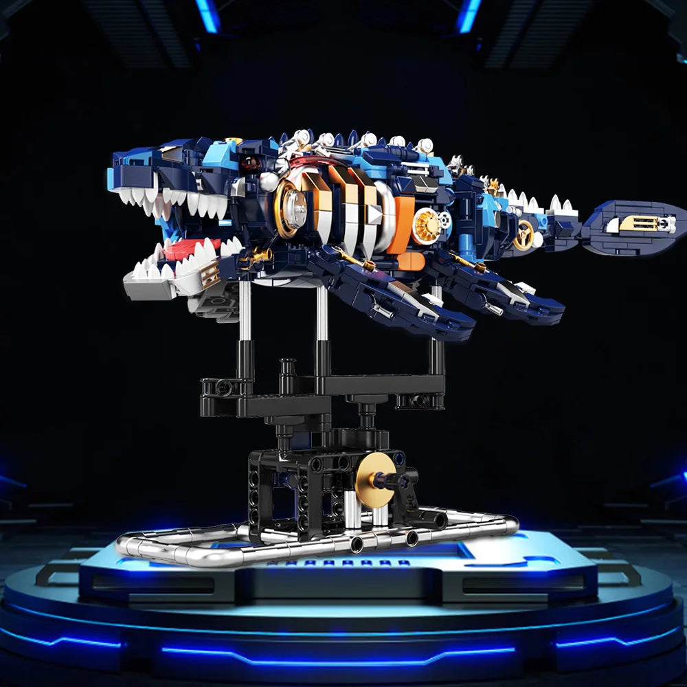 Mechanical Jiaolong Sea Creature Building Kit β Educational & Creative Building Blocks Set